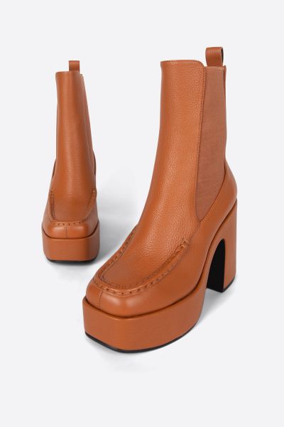 Celeste Leather Platform Chelsea Boot Intentionally Blank Boots Women