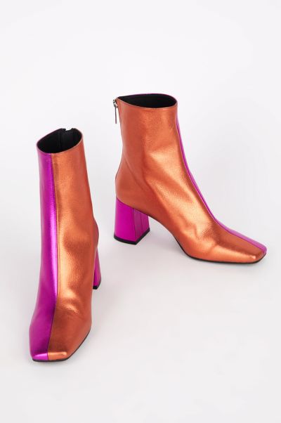 Boots Intentionally Blank Women Tabatha Metallic Heeled Boot