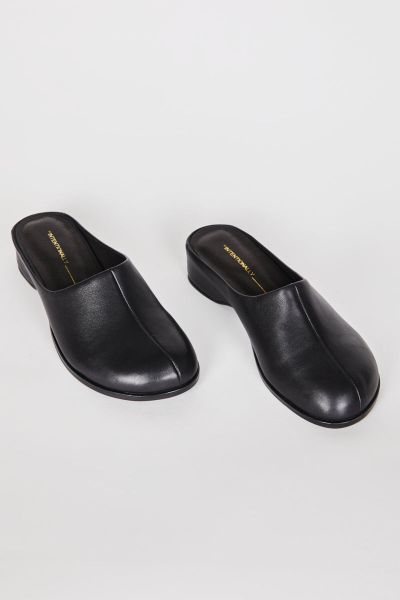 Shift Leather Bubble Clog Women Intentionally Blank Clogs
