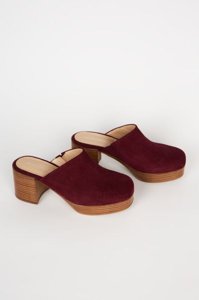 Clogs Facts Suede Platform Clog Women Intentionally Blank