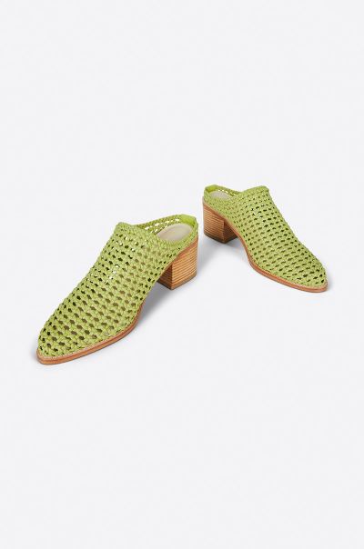 Mules Intentionally Blank Women Caps Heeled Mule Natural Sole