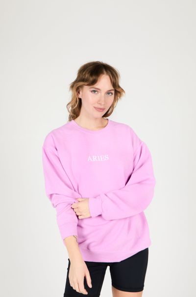 Aries Zodiac Pullover Tops Women Intentionally Blank