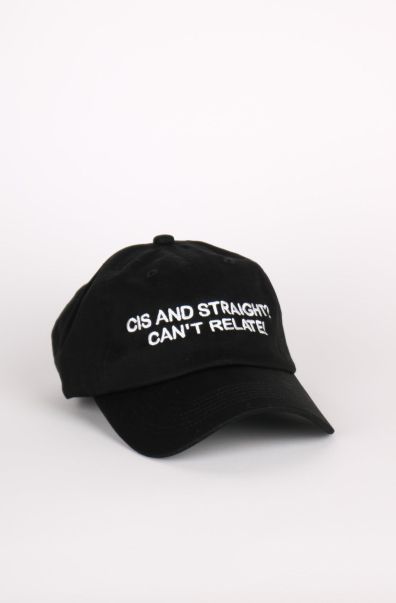 Slogan Caps Intentionally Blank Cis And Straight Dad Hat Women