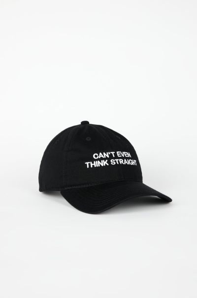 Intentionally Blank Cant Even Think Straight Dad Cap Women Slogan Caps