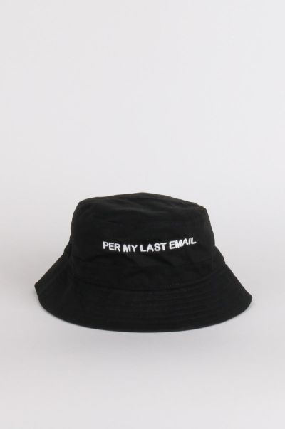 Intentionally Blank Per My Last Bucket Hat Slogan Caps Women