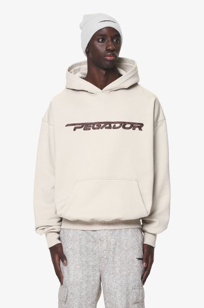 Manor Oversized Hoodie Washed Dust Cream Hoodies Pegador Washed Dust Cream Men
