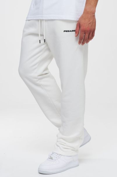 Pants & Joggers Men Washed Bright White Pegador Logo Wide Sweat Pants Washed Bright White