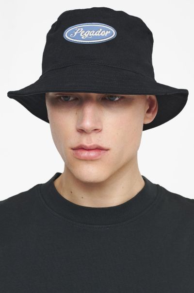 Pegador Men Caps & Hats West Bucket Hat Black
