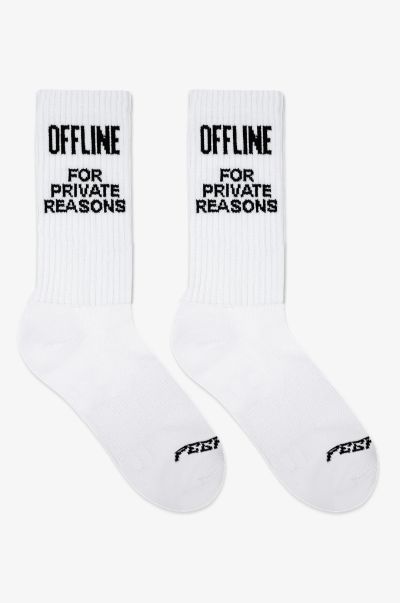 Socks Offline Socks White Black Men Pegador