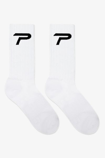 Men Pegador P Socks White Black Socks