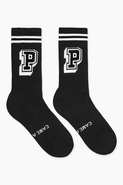 Pegador Men Haig Socks Black White Socks