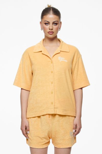Pegador Shirts Cecina Frottee Overshirt Golden Sun Women