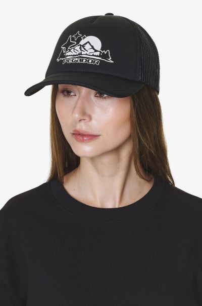 Caps & Hats Women Pansy Trucker Cap Black Pegador
